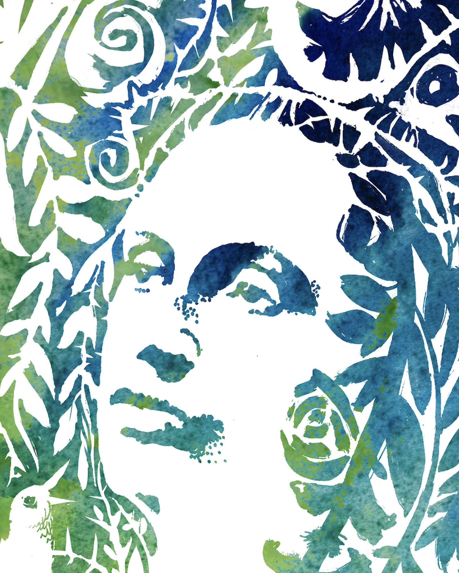 Violeta ilustrada