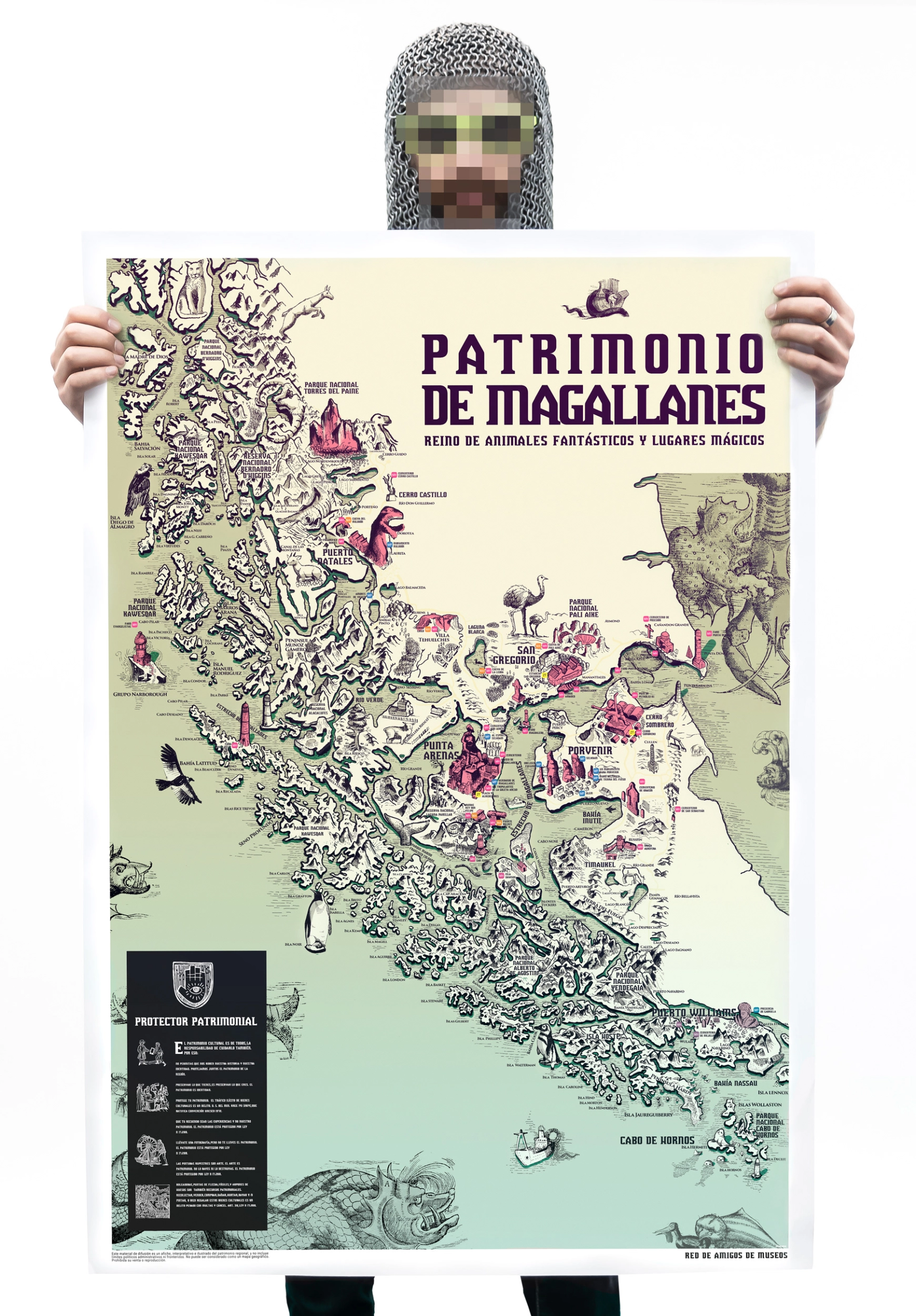Mapa de Magallanes