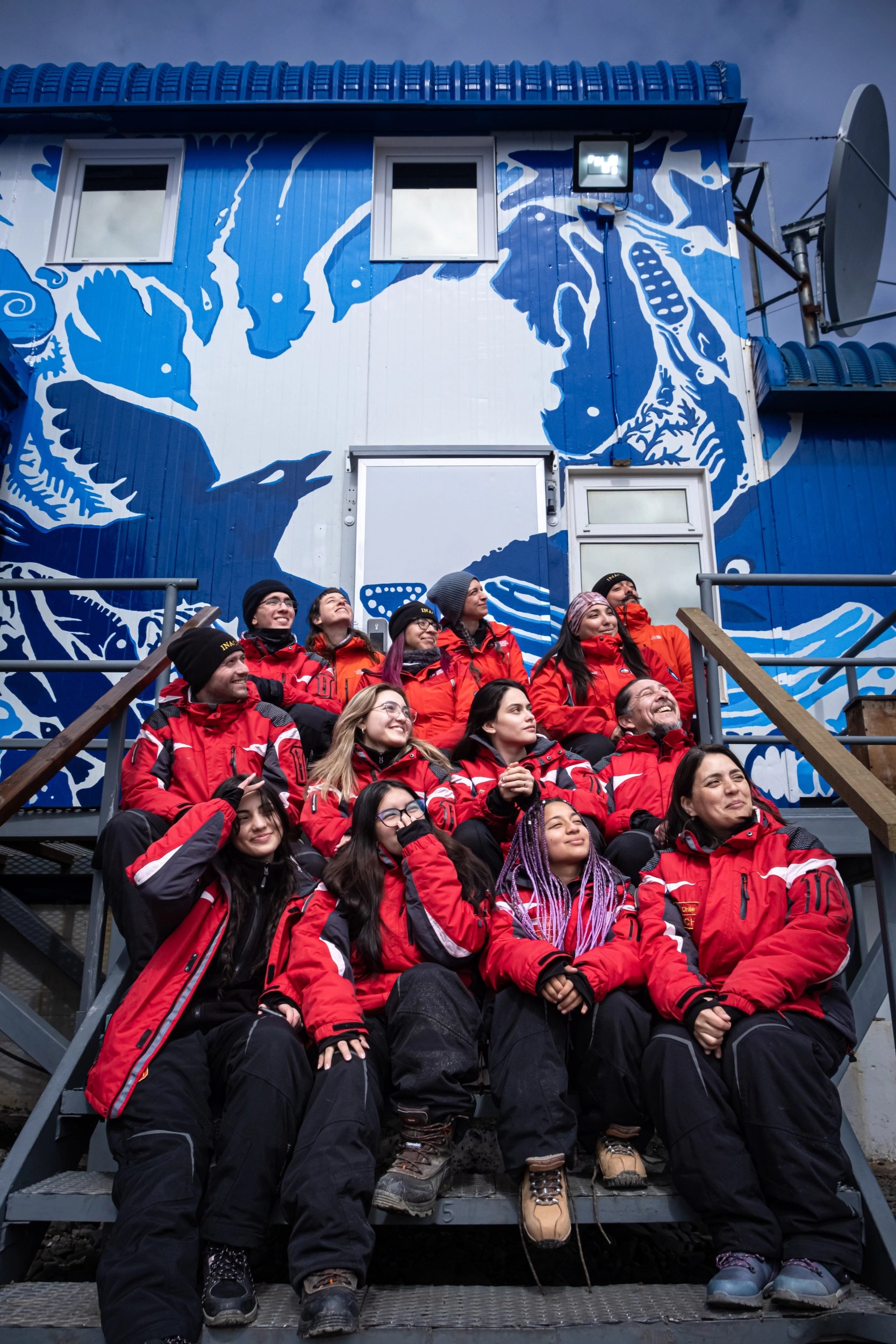 Mural en Antártica 2024