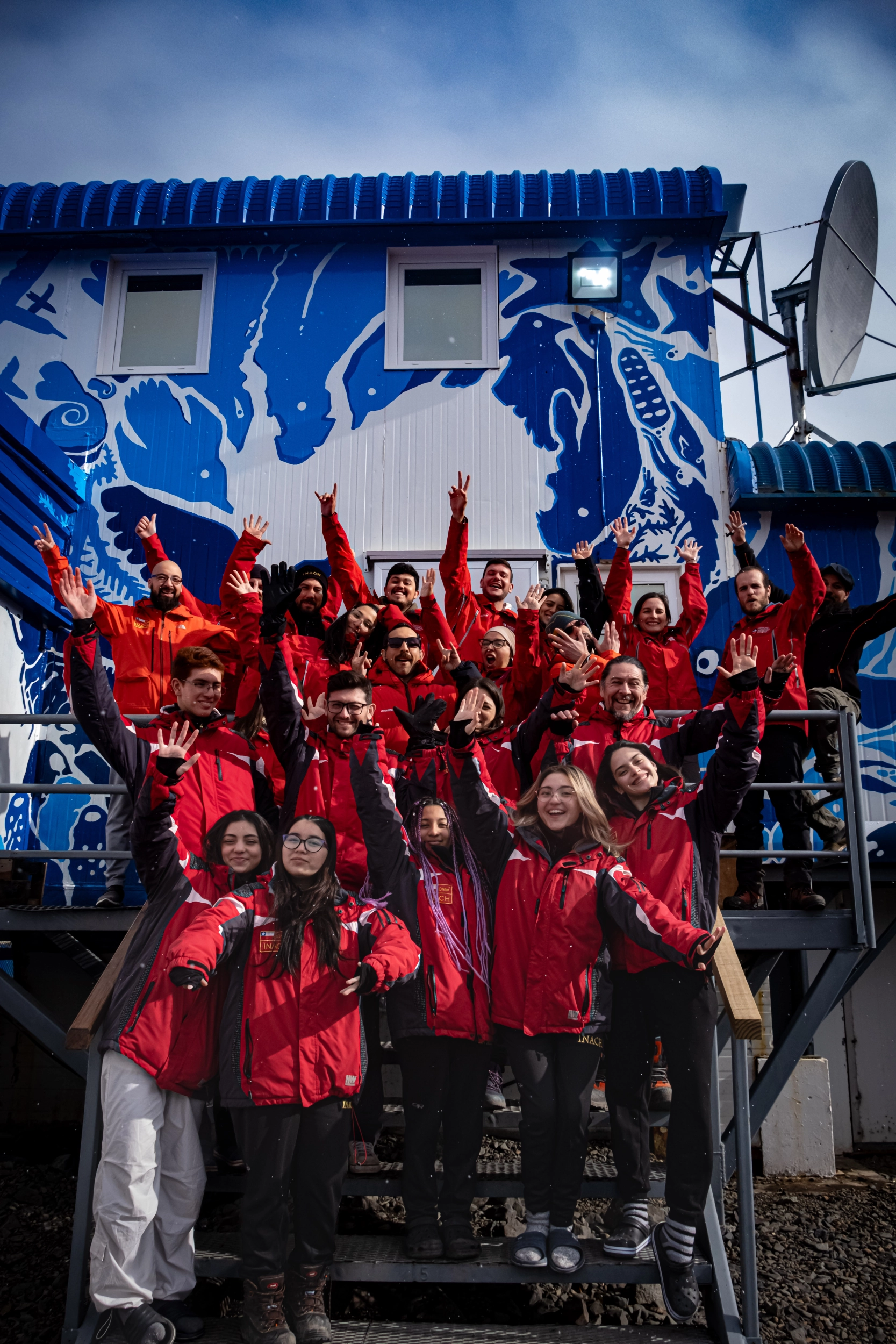 Mural en Antártica 2024
