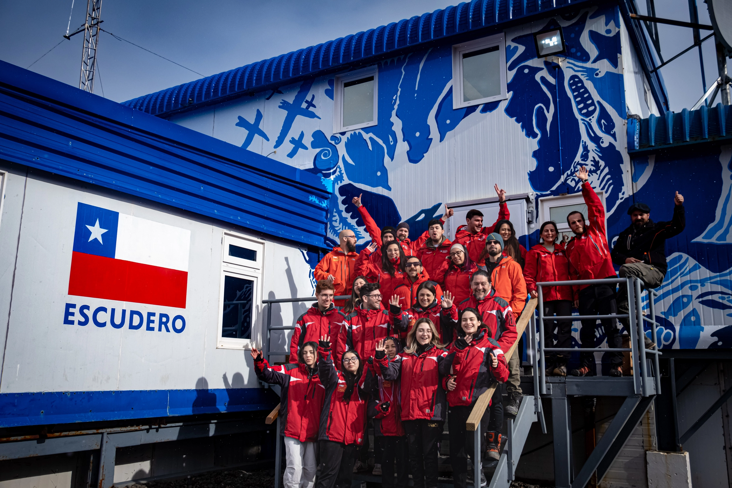 Mural en Antártica 2024